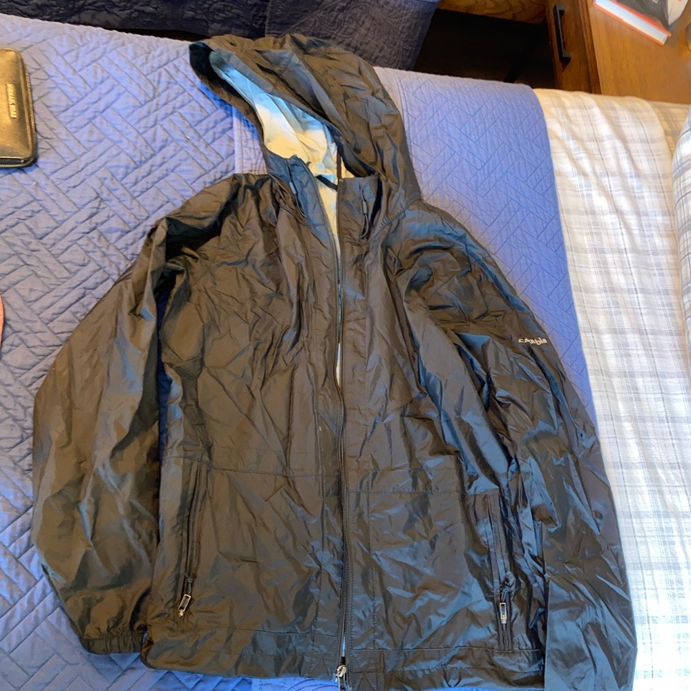Colombia windbreak/tan jacket